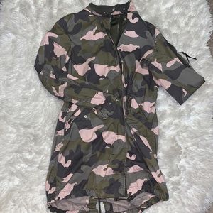 Women’s camouflage long jacket